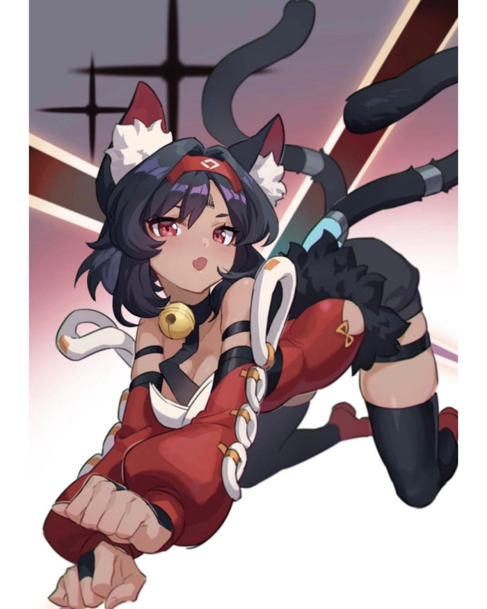  , , Anime Art,  , Zenless Zone Zero, Nekomiya Mana (zzz)