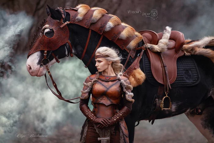 War Horse by Daria Lefler - Cosplay, Fantasy, Magic, Armor, Rider, Warrior, Daria Lefler, Longpost, Repeat, Destrier