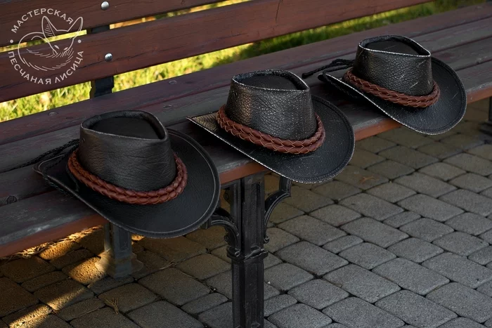 Arthur Morgan's hat in three versions at once - My, Hat, Cowboy hat, Red dead redemption 2, With your own hands, Needlework without process, Longpost, Handmade