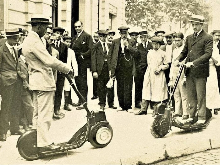 100 year old electric scooters - Electric car, Transport, Electric scooter, Story