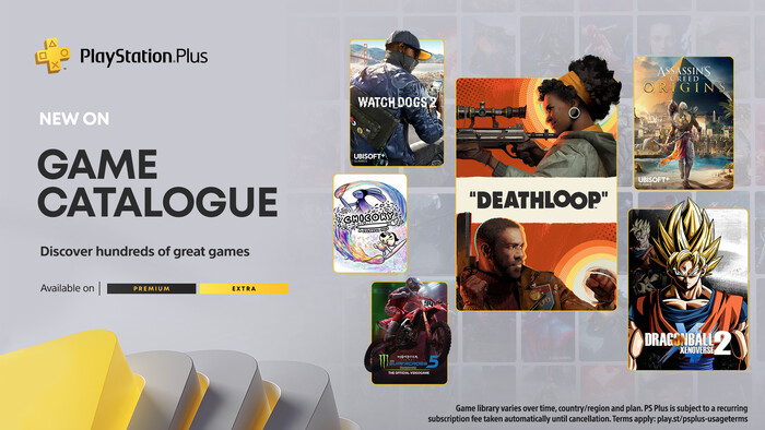    PS Plus  Deathloop, Watch Dogs 2    Playstation, , , Playstation plus, Assassins Creed, Watch Dogs, Deathloop