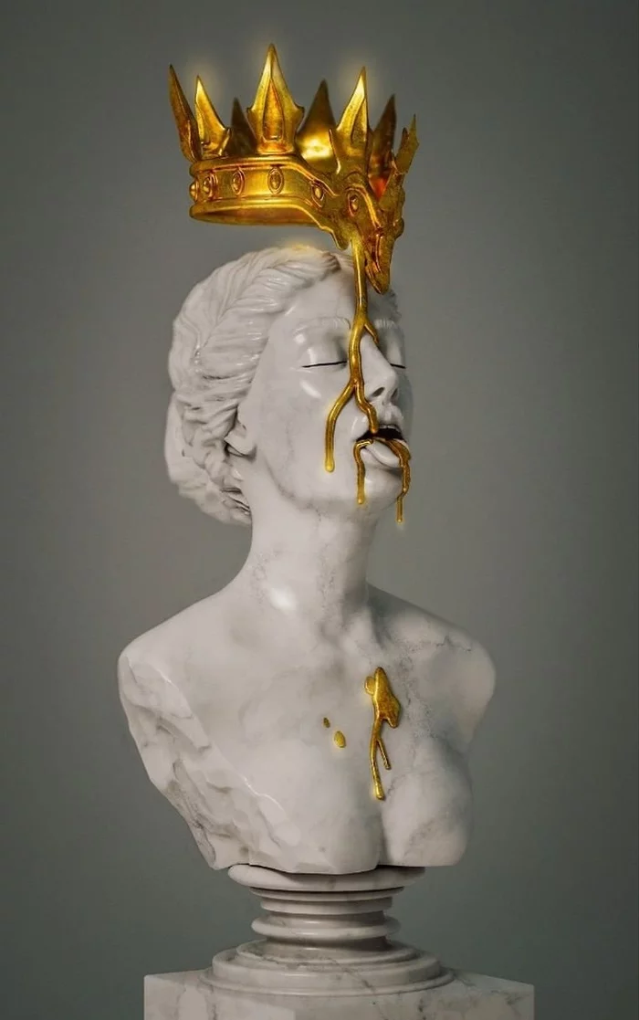 Neoclassic - Sculpture, 3D, Surrealism, Render, Digital, Longpost