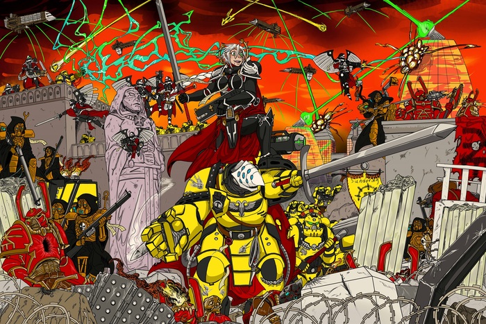  Warhammer 40k, Wh Art, Adepta Sororitas, 