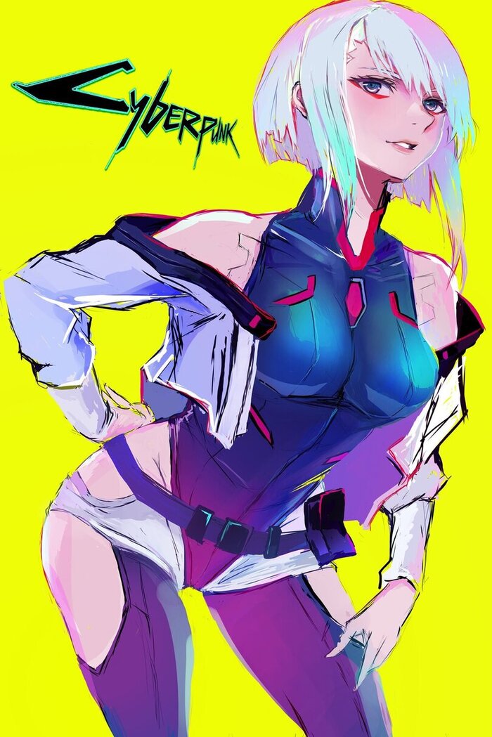 Lucy byjack (kairuhaido) , , Anime Art, Cyberpunk 2077, Cyberpunk: Edgerunners, Lucy (Edgerunners)