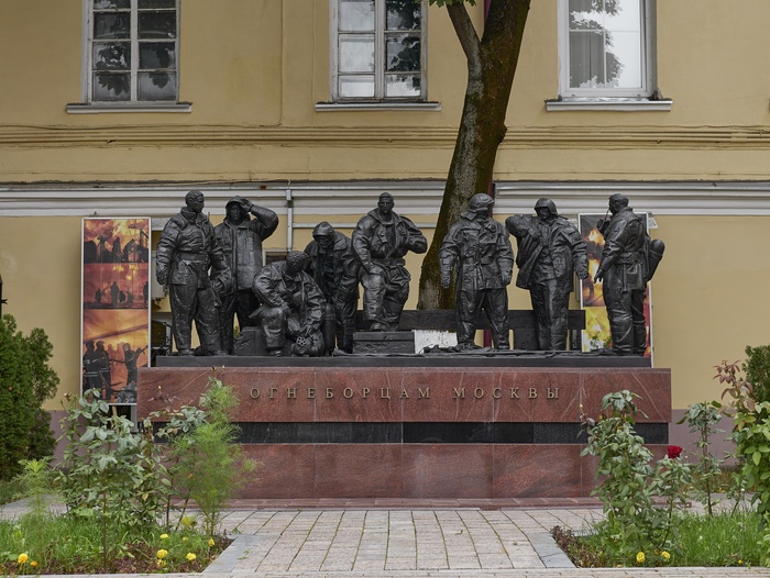 Памятник «Огнеборцам Москвы» Фотография, Canon, Москва, Пожарные, МЧС, Огнеборцы