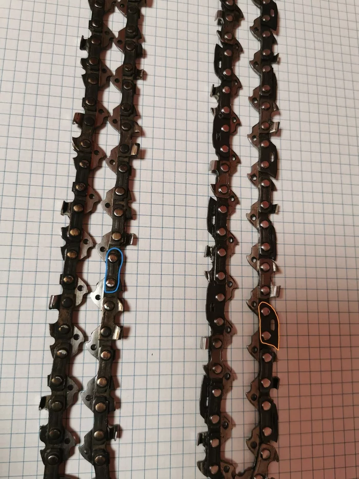 Saw chains, explain the difference - My, Chainsaw, Oregon, Stihl, Husqvarna, Chain saw, Felling, Woodworking, Question, Chain