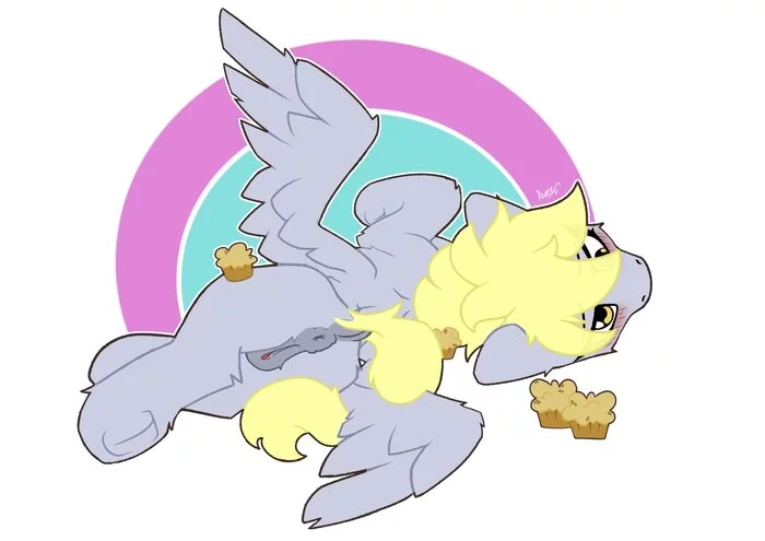 Muffins - NSFW, My little pony, PonyArt, Art, Derpy hooves, MLP Explicit, MLP anatomically correct