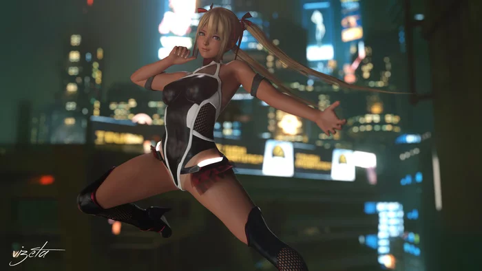 Marie Rose - NSFW, Erotic, Art, Marie rose, Dead Or alive 5, 3D, Girls, Boobs, Cosplay, Dead Or Alive (game series)