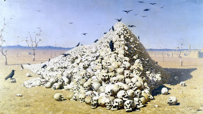 Final for many - My, Politics, Special operation, Mobilization, Mat, No rating, Death, Painting, Art, Oil painting, Vasily Vereshchagin