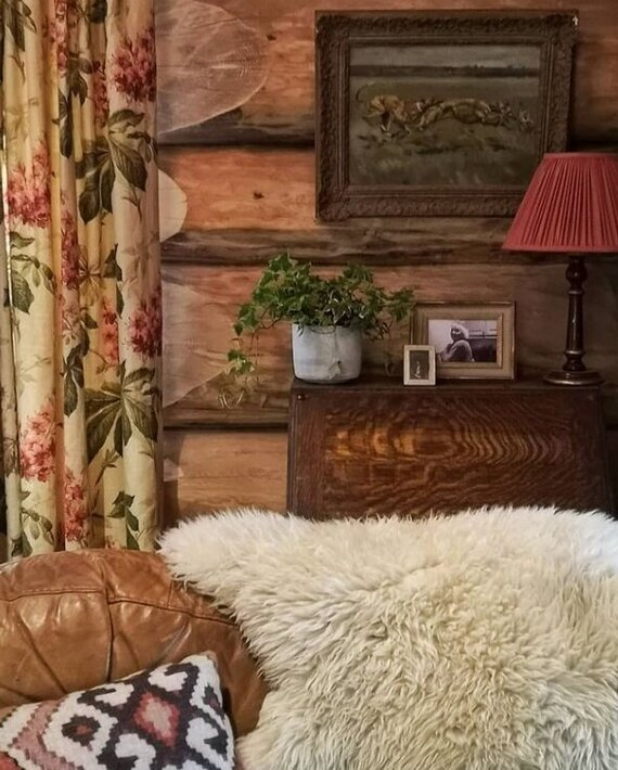 Rustic casual chic: the charming interior of a forest log house in the mountains of Scotland - Design, Interior Design, Interior, Interesting, Repair, Construction, Building, Home construction, Longpost, House