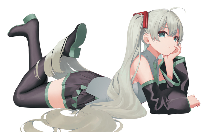 Miku Hatsune Miku, Vocaloid, Vocaloid Art, Anime Art