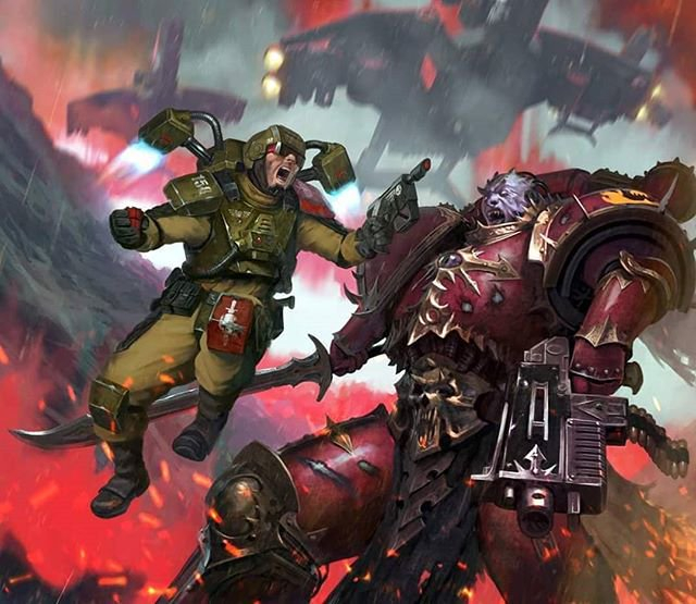 Warhammer 40000. Полки ИГ: Элизианские Десантные Войска - Моё, Warhammer 40k, Warhammer, Elysian drop troops, Длиннопост, Имперская гвардия