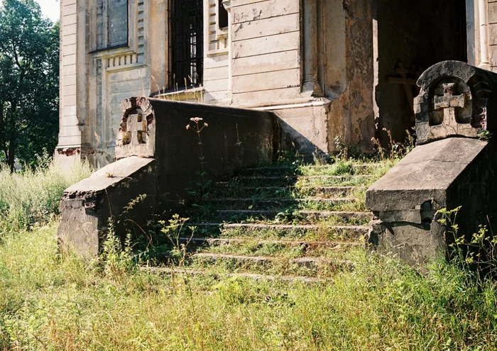 old, film - My, Fed-5, The photo, Film, Monastery