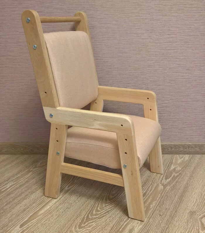 growing chair - My, Furniture, Woodworking, Wood products, Children's furniture, Chair, Carpenter, Solid wood furniture, Longpost, With your own hands