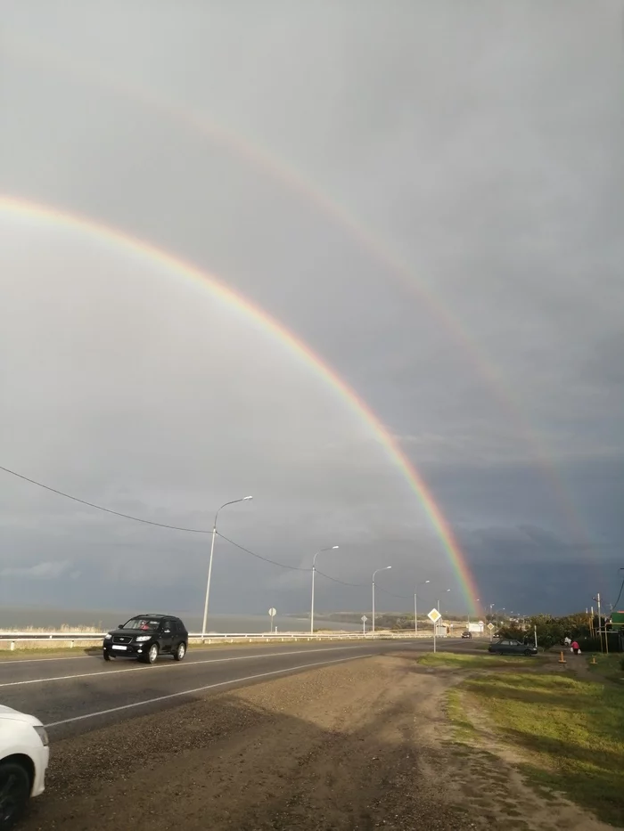 rainbow no matter what - My, Rainbow, Double Rainbow, HelloRainbow