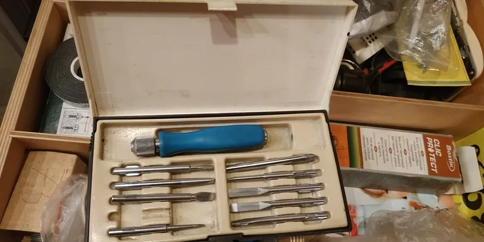Just screwdrivers, and why did the tears come ... - My, Grandfather, Sadness, Screwdriver set