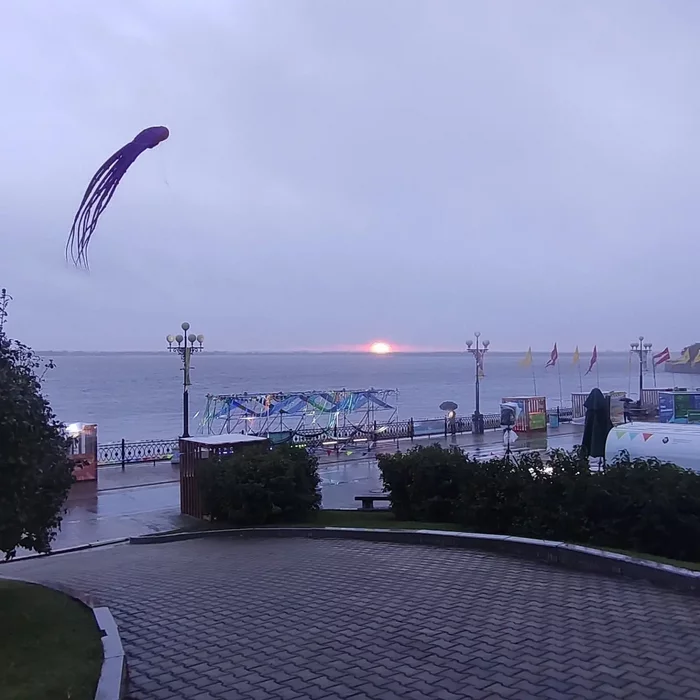 Khabarovsk - My, Khabarovsk, Kite, Longpost