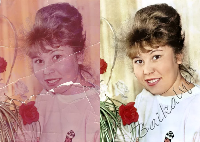 Restoration of old photographs - My, Photo restoration, Old photo, Colorization