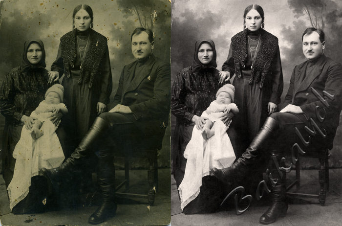 Реставрация старых фотографий Реставрация фото, Старое фото, Колоризация