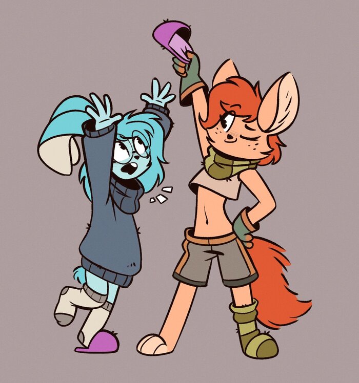   My Little Pony, Ponyart, Rusty Gears, Whispy Slippers, Furry Art