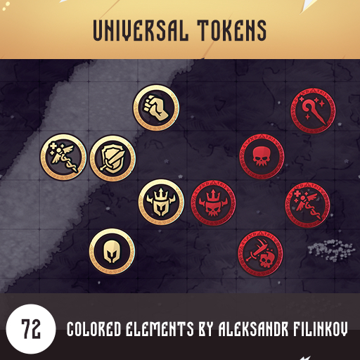 Universal tokens for D&D, Pathfinder - My, Dungeons & dragons, Dnd 5, Pathfinder, Roll20, Our NRI, RPG