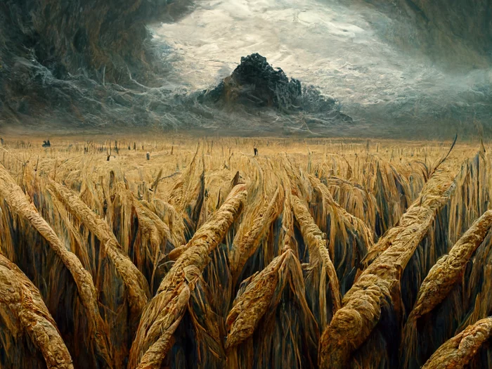Catcher in wheat - My, Story, Humanity, Squirearchy, Wheat, Antiquity