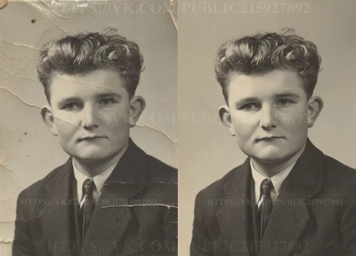 Restoration of old photographs - My, Photo restoration, Restoration, Colorization, The photo, Photoshop, Retouch, Black and white photo, Immortal Regiment, Photoshop master, Color correction, Help
