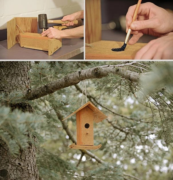 Making a birdhouse - Birdhouse, Humor, With your own hands