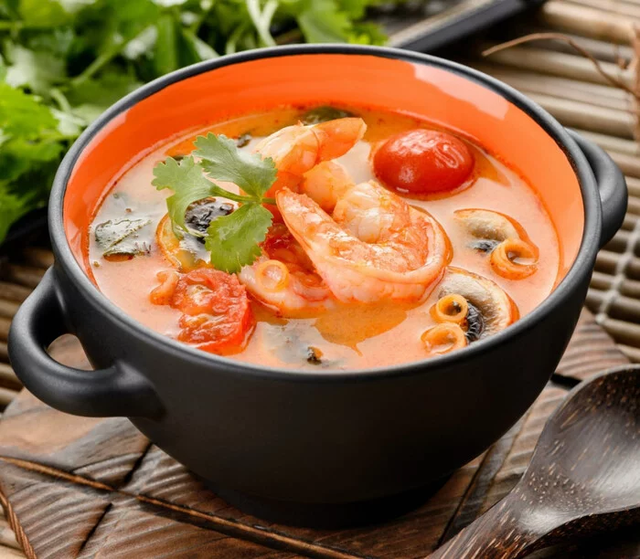 DELICIOUS SEAFOOD SOUP - FORMER WILL REGRET THAT LEAVED - My, Dinner, Breakfast, Yummy, Dinner, Meat, Soup, Shrimps