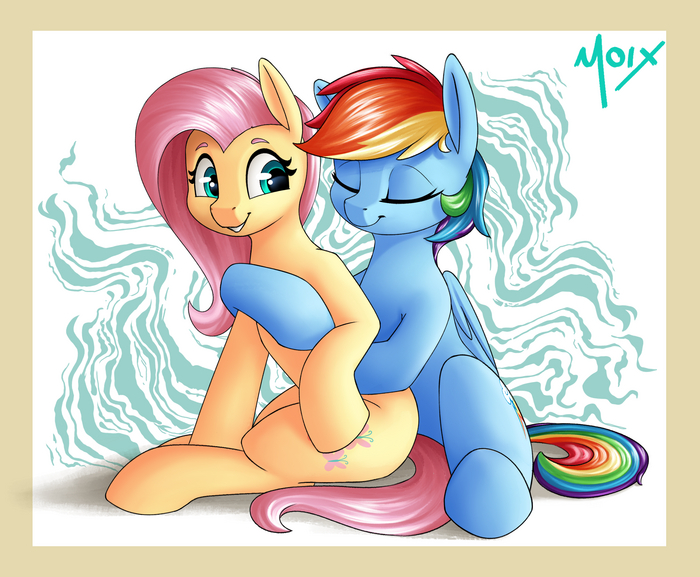   My Little Pony, Rainbow Dash, Fluttershy, Ponyart, 
