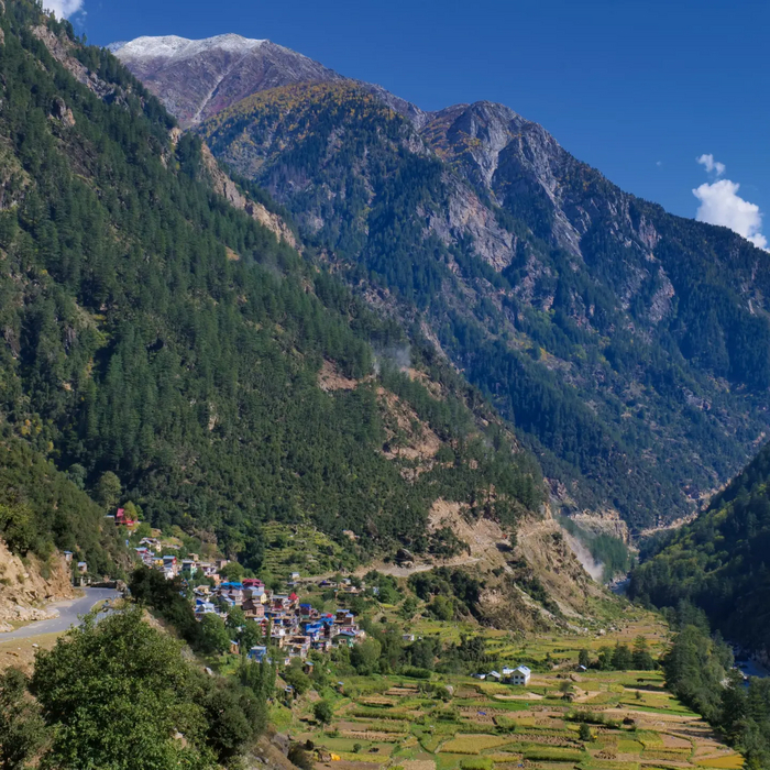 Пейзаж у деревушки Сохал Горный туризм, Фотография, Гималаи, Путешествия, Горы, Природа