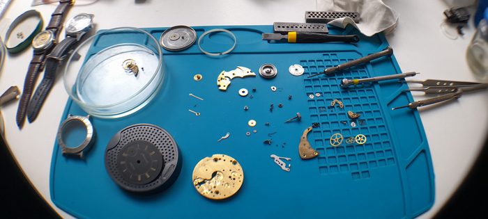 Рассмотрим работу предыдущего часового мастера Ремонт, Наручные часы, Часы, Хобби, Доверие, Хитрость, Совесть, Длиннопост