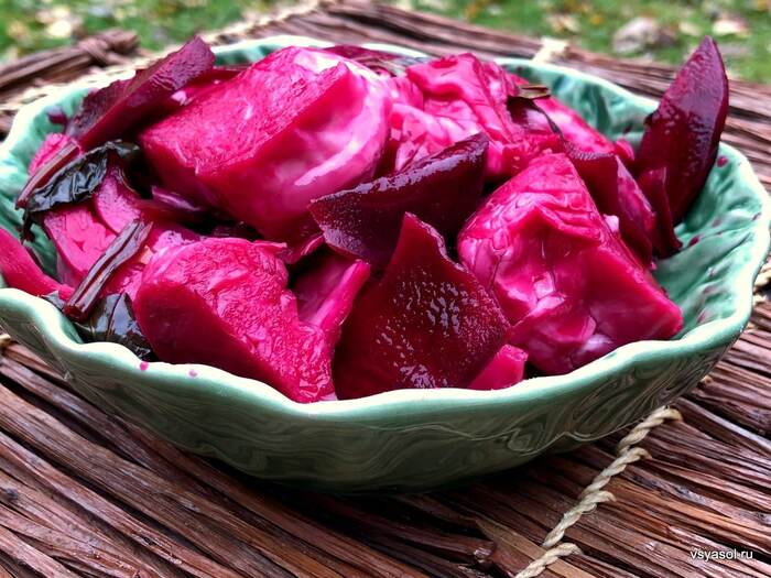 PICKLED CABBAGE WITH BEET FROM CHILDHOOD - WHO ORDERED? - My, Cabbage, Preparation, Recipe, Dinner, Snack, Pickles