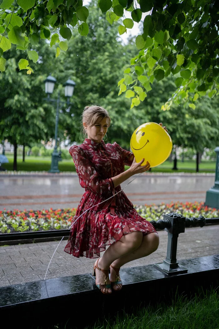 That moment in the frame - My, The photo, Ball, Helium, Positive, Boom, Longpost