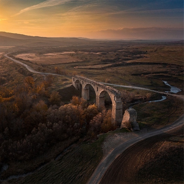 Path to history - Stavropol region, Railway, Bridge, The nature of Russia, The photo