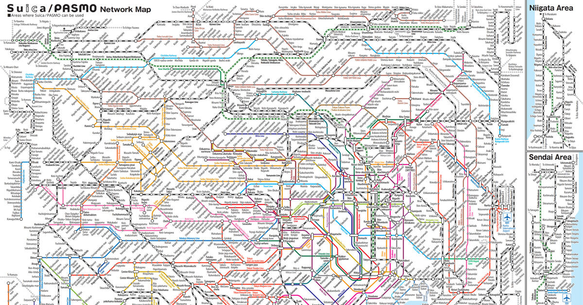 Токийское метро схема 2022