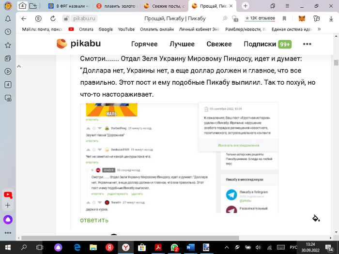 Цензура на пикабу, жестокая и беспощадная