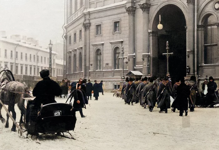 Санкт-Петербург в начале ХХ века Старое фото, Колоризация, История, Фотография, Российская империя, Санкт-Петербург, 20 век, Длиннопост