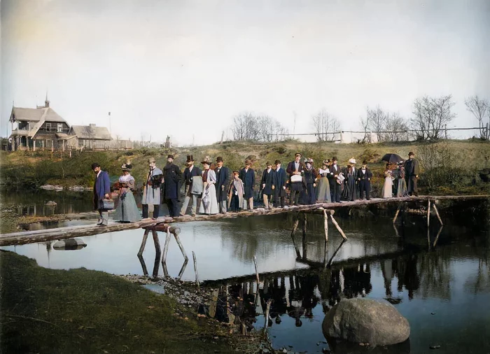 Санкт-Петербург в начале ХХ века Старое фото, Колоризация, История, Фотография, Российская империя, Санкт-Петербург, 20 век, Длиннопост