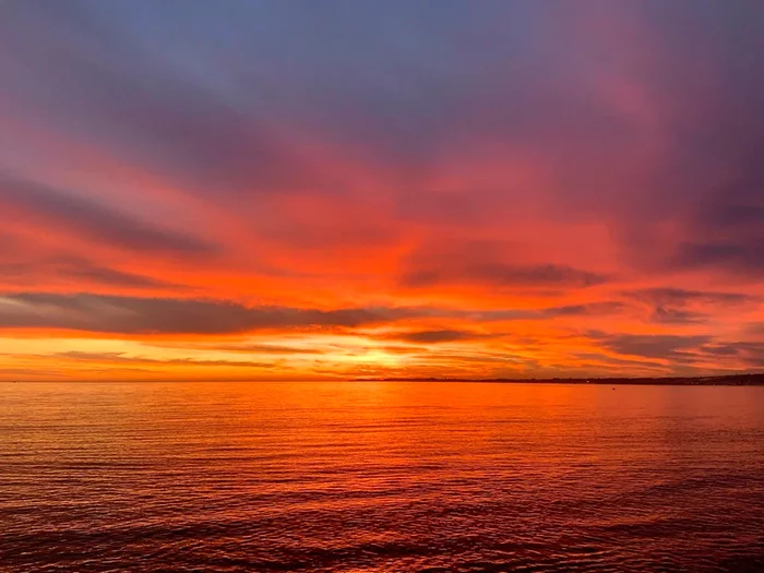 Геленджик. Закат - Моё, Море, Черное море, Геленджик, Мобильная фотография