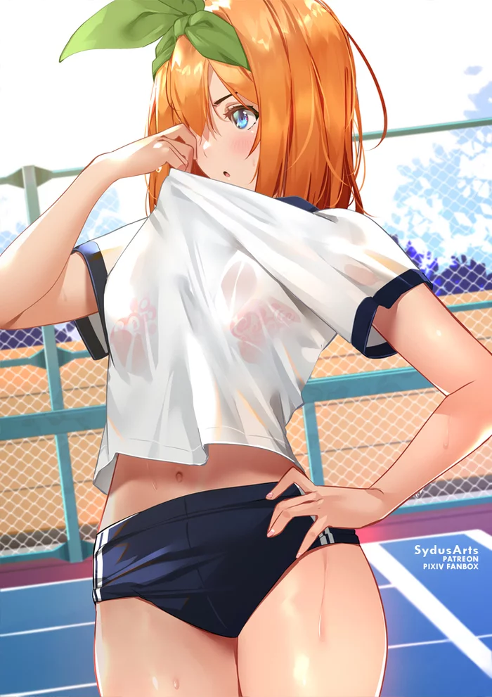 Hot Yotsuba - NSFW, Аниме, Anime Art, Арт, Gotoubun No Hanayome, Sydusarts, Сиськи, Половые губы, Рисованная эротика, Эротика, Длиннопост