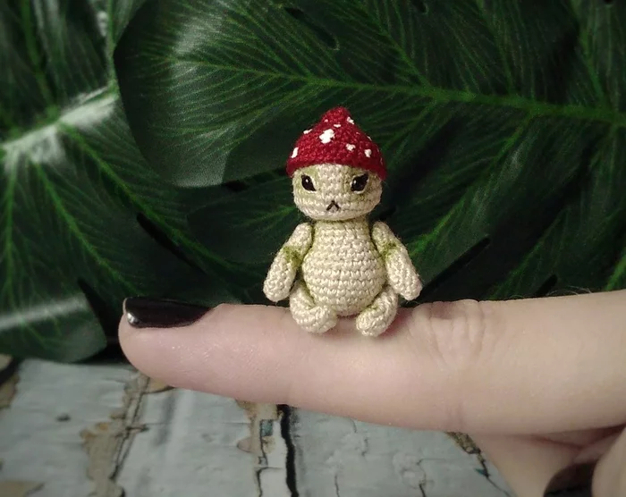 Gribory - Amigurumi, Knitting, Crochet, Fly agaric, Fungus, Miniature, Longpost