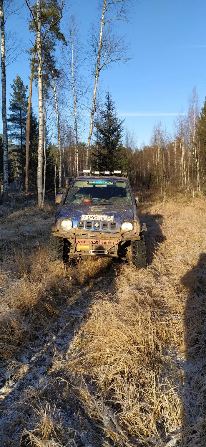 Autumn Walk - My, Suzuki jimny, Suzuki, SUV, Forest, Autumn, Longpost