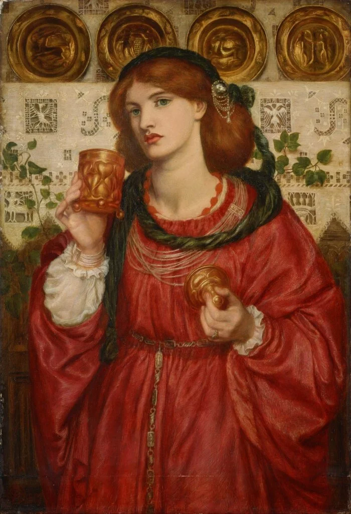 Cup of love - Art, Pre-Raphaelites, Portrait, Traditions, Europe, Bowl