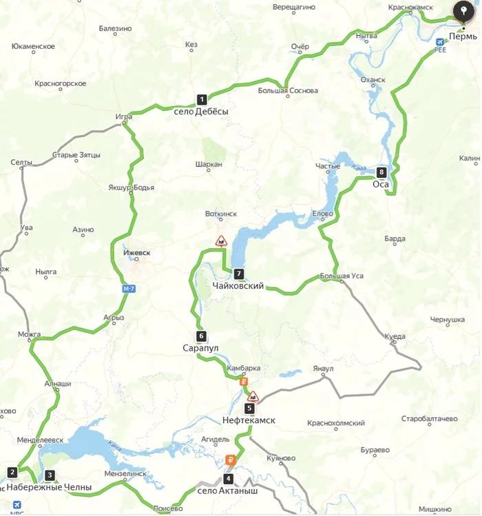 Пермь - Елабуга - Нижнекамск - Наб.Челны - Нефтекамск - Сарапул - Чайковский - Моё, Пермь, Елабуга, Нижнекамск, Набережные Челны, Сарапул, Чайковский город, Автопутешествие, Длиннопост