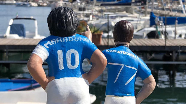 Khvicha is already next to Maradona. Literally - Sport, Football, Interesting, news, Longpost