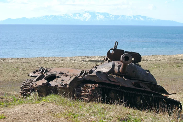 Tanks of Kunashir Island - My, Story, Abandoned, Tanks, Pillbox, Kunashir, Ip, Skid, Cold war, Longpost