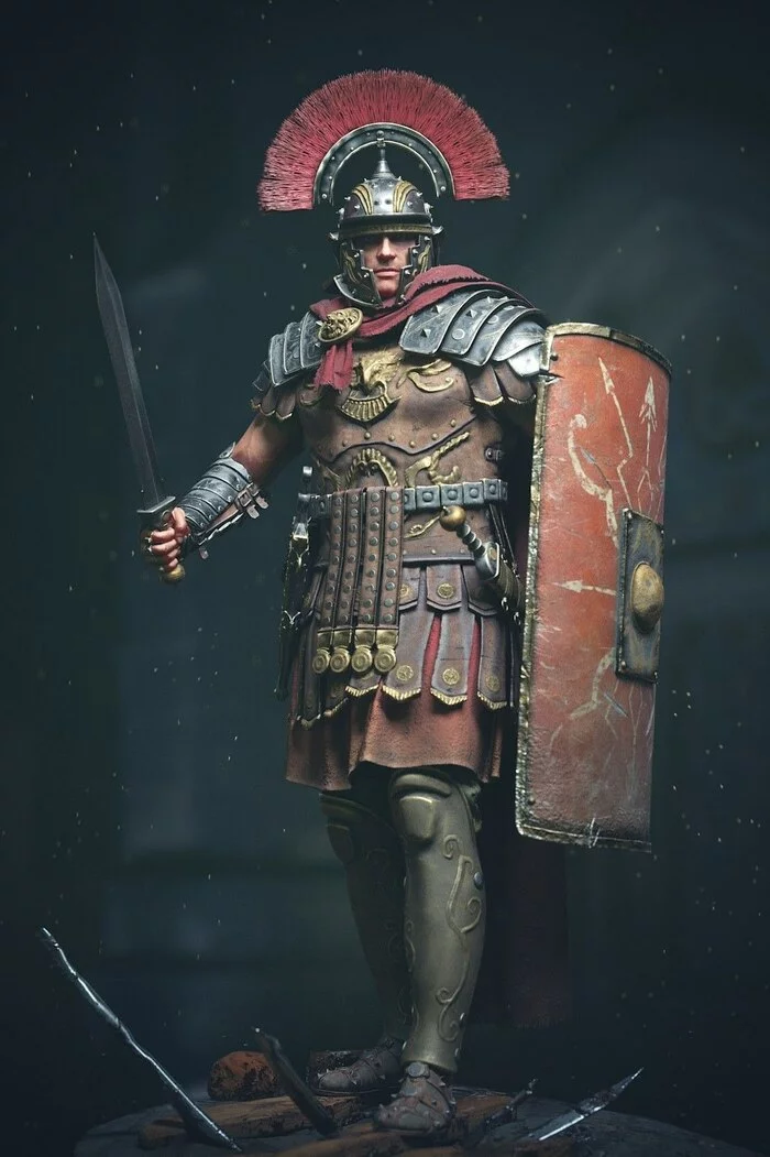 Roman centurion and centurion helmet - Crossposting, Pikabu publish bot, Longpost, Story, Centurions