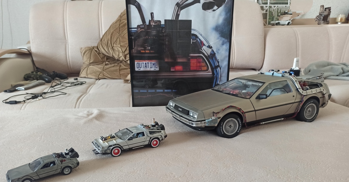 DELOREAN DMC 12 летающий