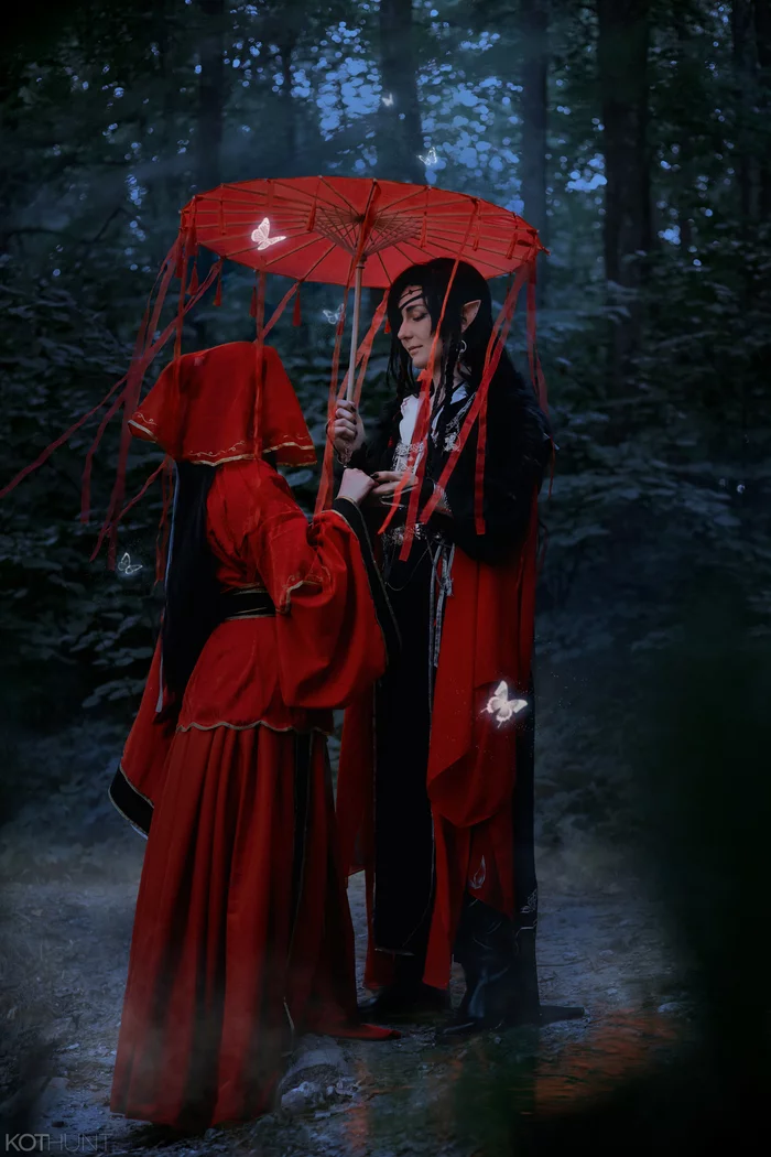Blessing of the Celestials cosplay - My, Cosplay, PHOTOSESSION, Master of the Devil's Cult, Longpost, Hua Cheng, Xie Lian